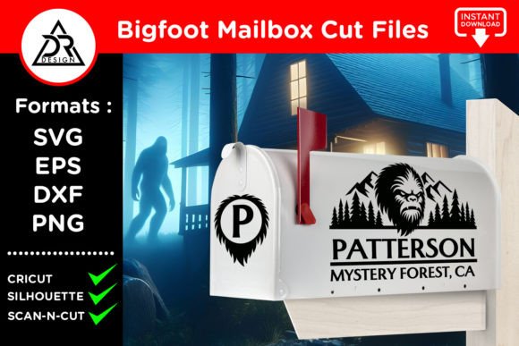 Bigfoot Mailbox SVG Cut Files: Enhance Your Creative Projects