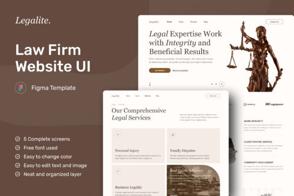 Building Trust Online with the LegaLite Law Firm Website Template