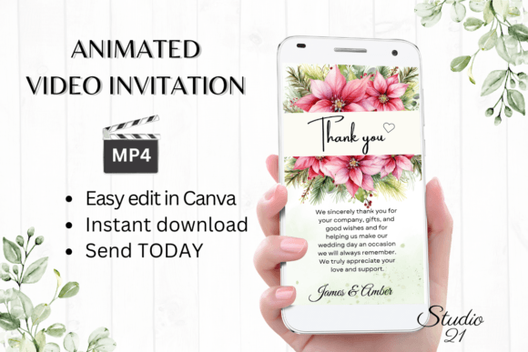 Christmas Wedding Thank You W9196TU: A Modern Design Solution