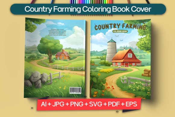 Crafting the Perfect Country Farming Coloring Book Cover