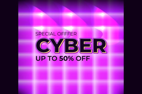 Cyber Monday Sale Banner Background: Design Impact