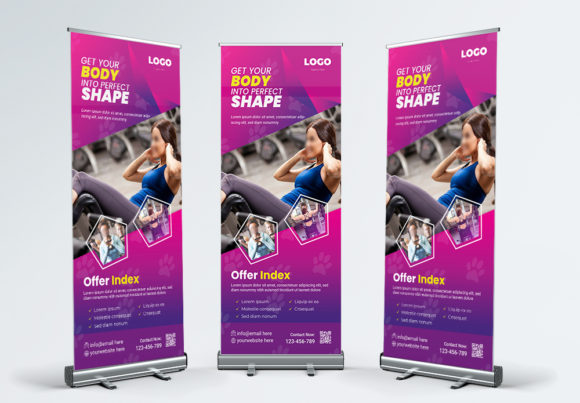 Fitness Gym Roll Up Banner: Your Next Marketing Move