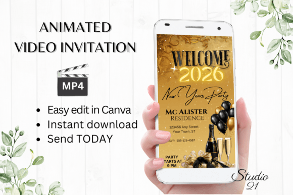 Instant New Year's Eve Magic: Your Digital Invitation Guide
