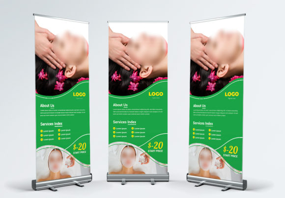 Salon Roll Up Banner: A Professional Template for Business Growth